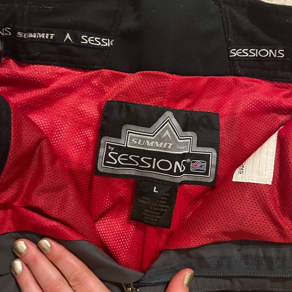 Sessions (unisex) dark gray ski pants - Picture 4 of 4